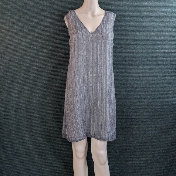 Ecru Silk Summer Shift Dress - Picture 1 of 12